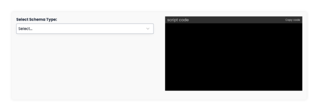 Instant Schema selecting a schema type interface