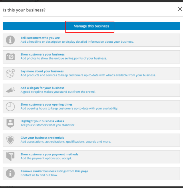 manage this business yell.com