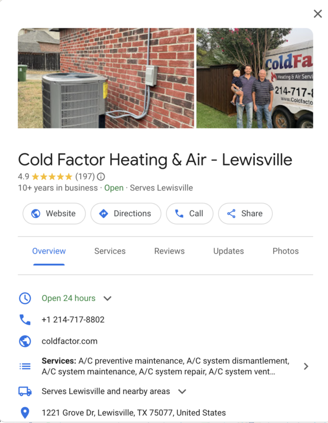 Hvac Gbp Example