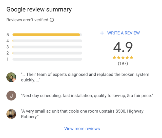 Hvac Gbp Reviews