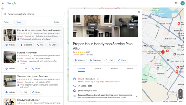 Google Local Finder Expanded Jan 2025