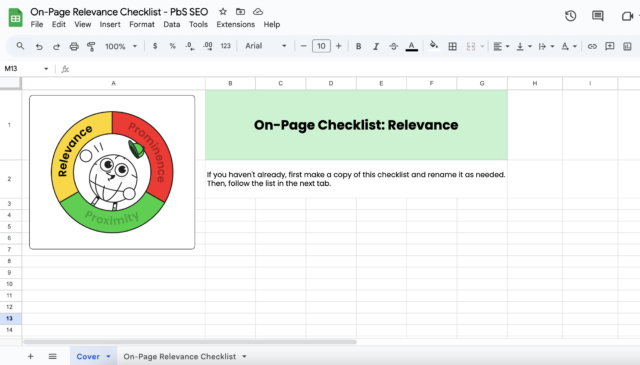 On-Page Checklist: Relevance